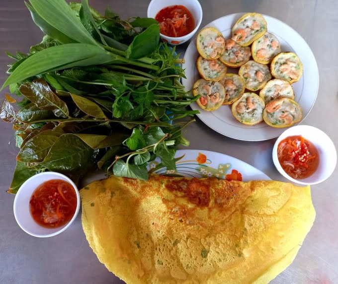 Forest vegetable pancakes