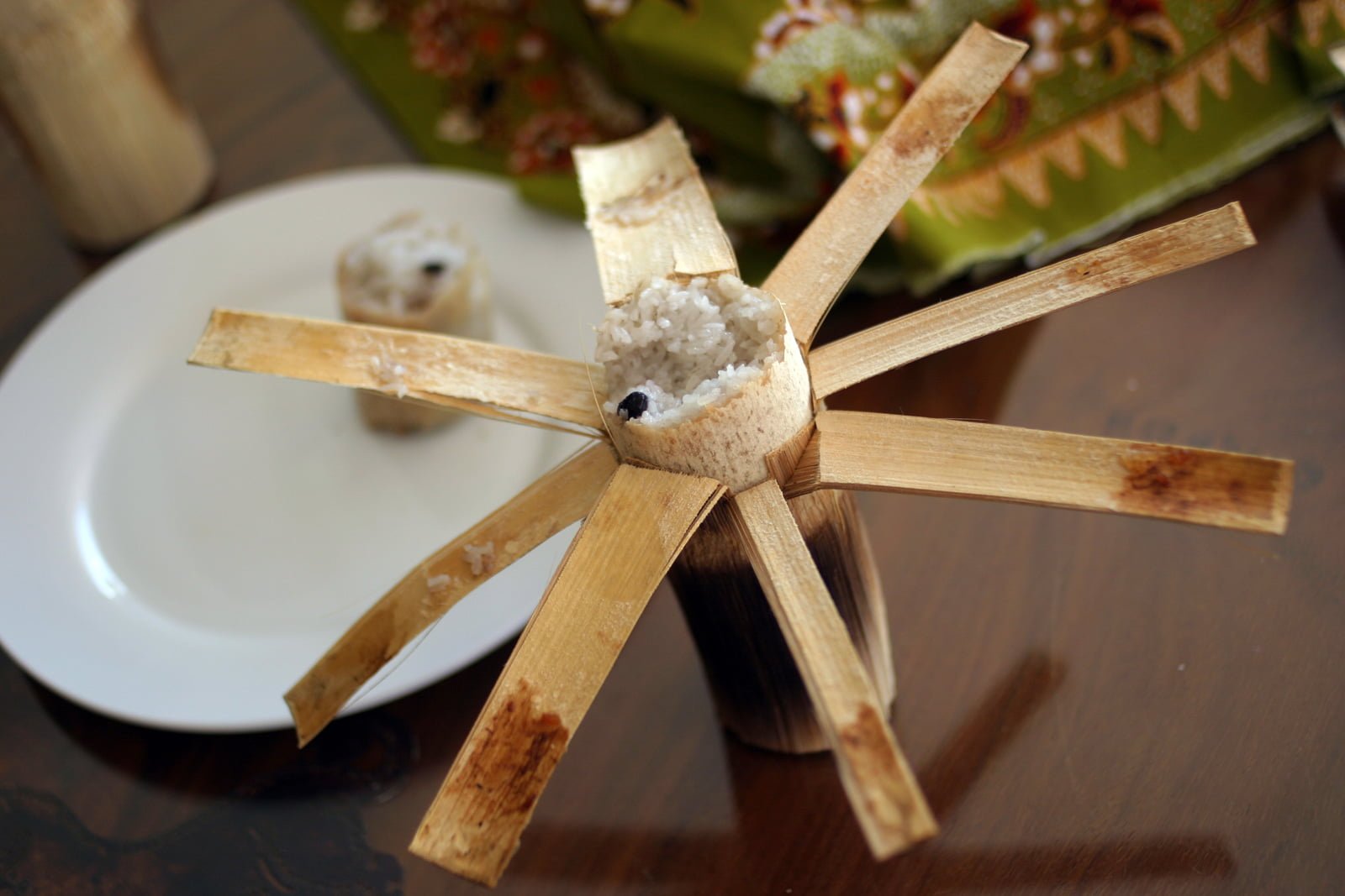Try bamboo sticky rice