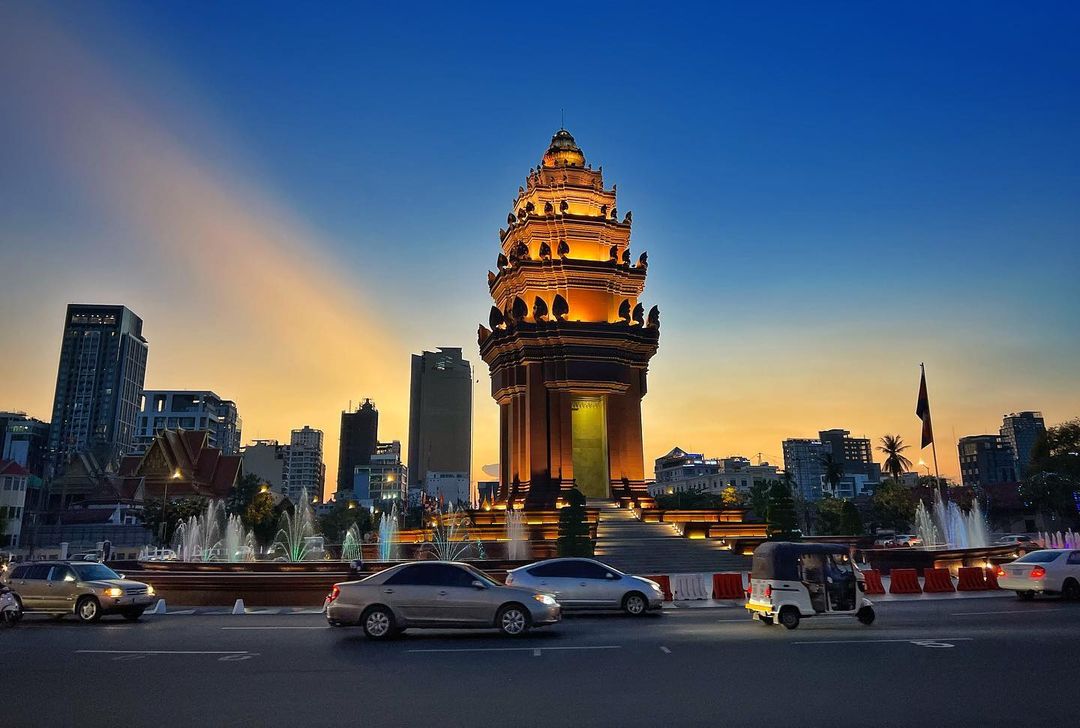 The capital city of Phnom Penh