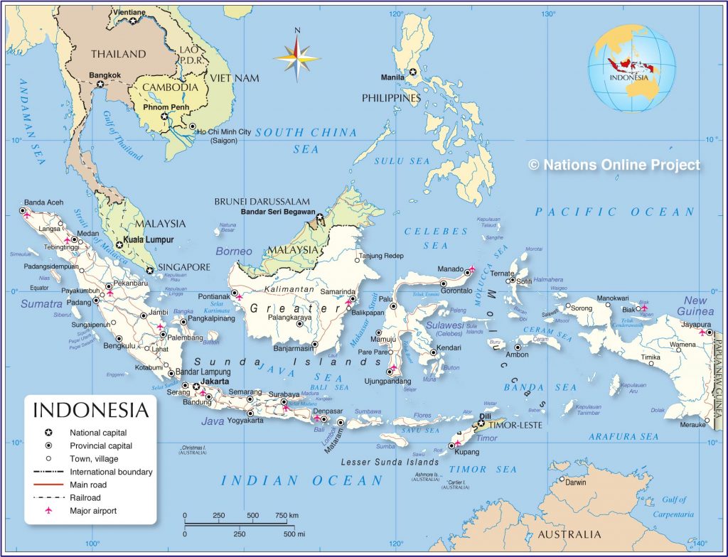 Indonesia map