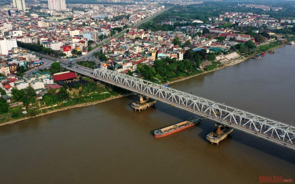 Red River in Hanoi