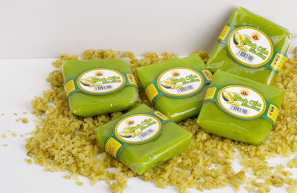 Green rice cakes