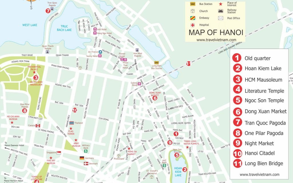 Hanoi city introduction About Ha Noi Map, postal codes, Tourist