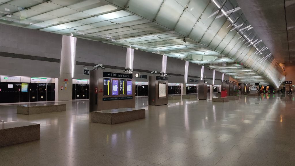Changi Airport Singapore MRT Station