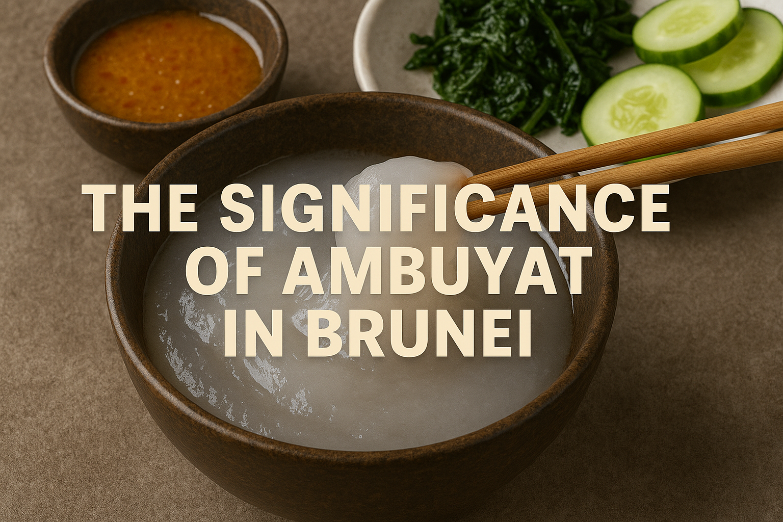 The Significance of Ambuyat in Brunei