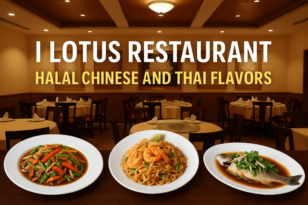 I Lotus Restaurant – Halal Chinese and Thai Flavors