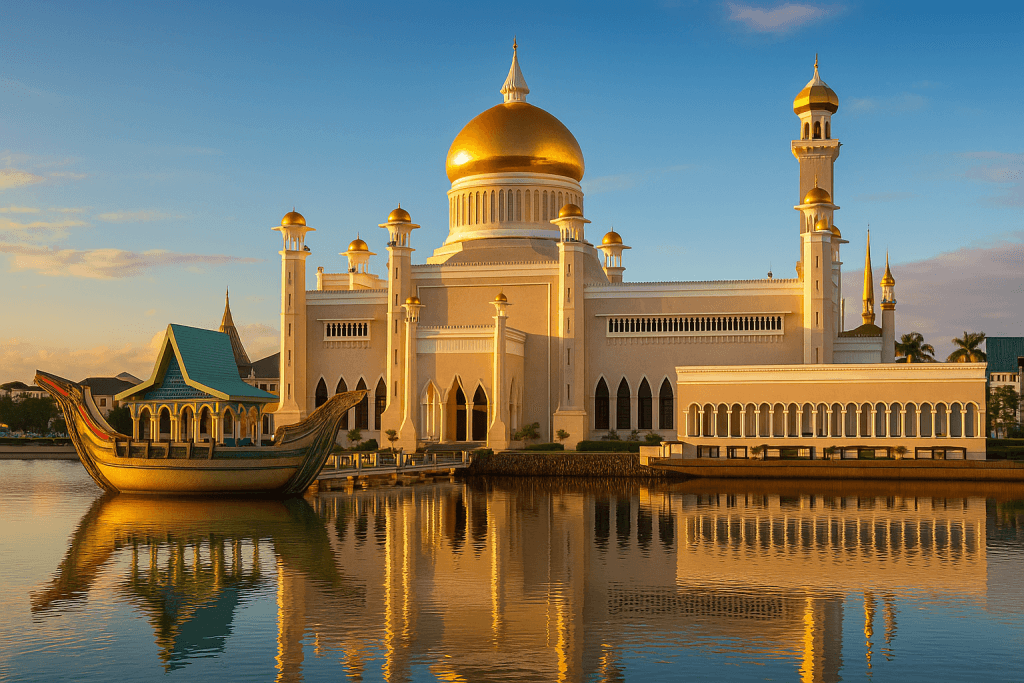 Omar Ali Saifuddien Mosque – The Golden Icon of Brunei