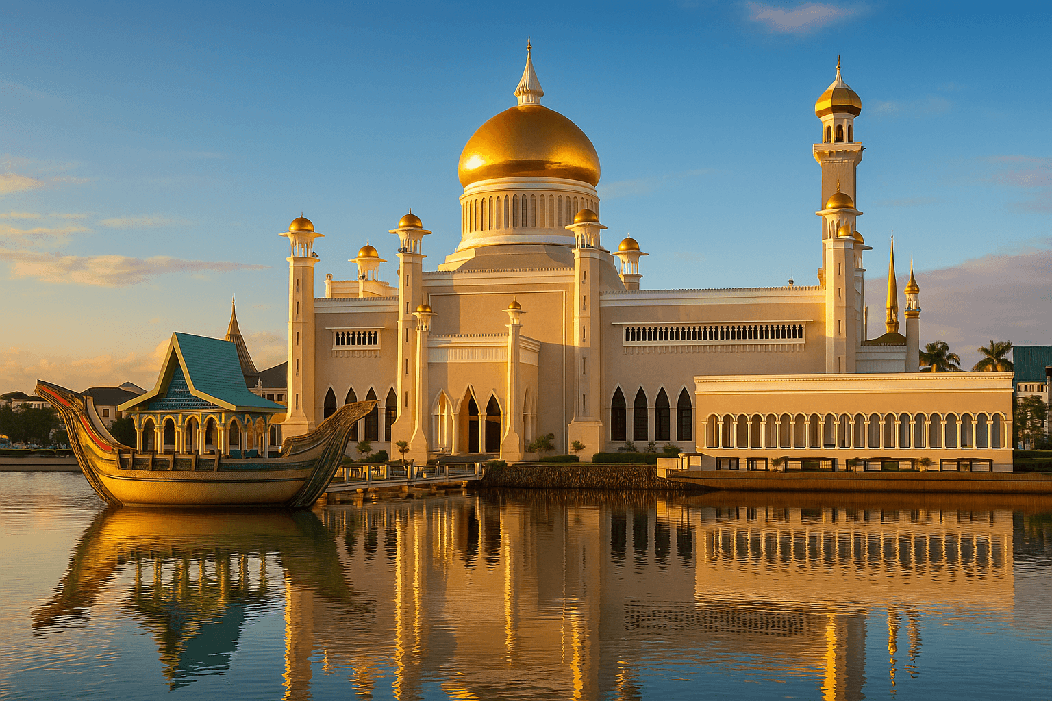 Omar Ali Saifuddien Mosque – The Golden Icon of Brunei