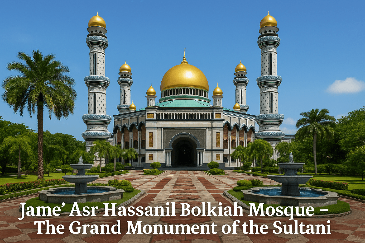 Jame Asr Hassanil Bolkiah Mosque – The Grand Monument of the Sultani