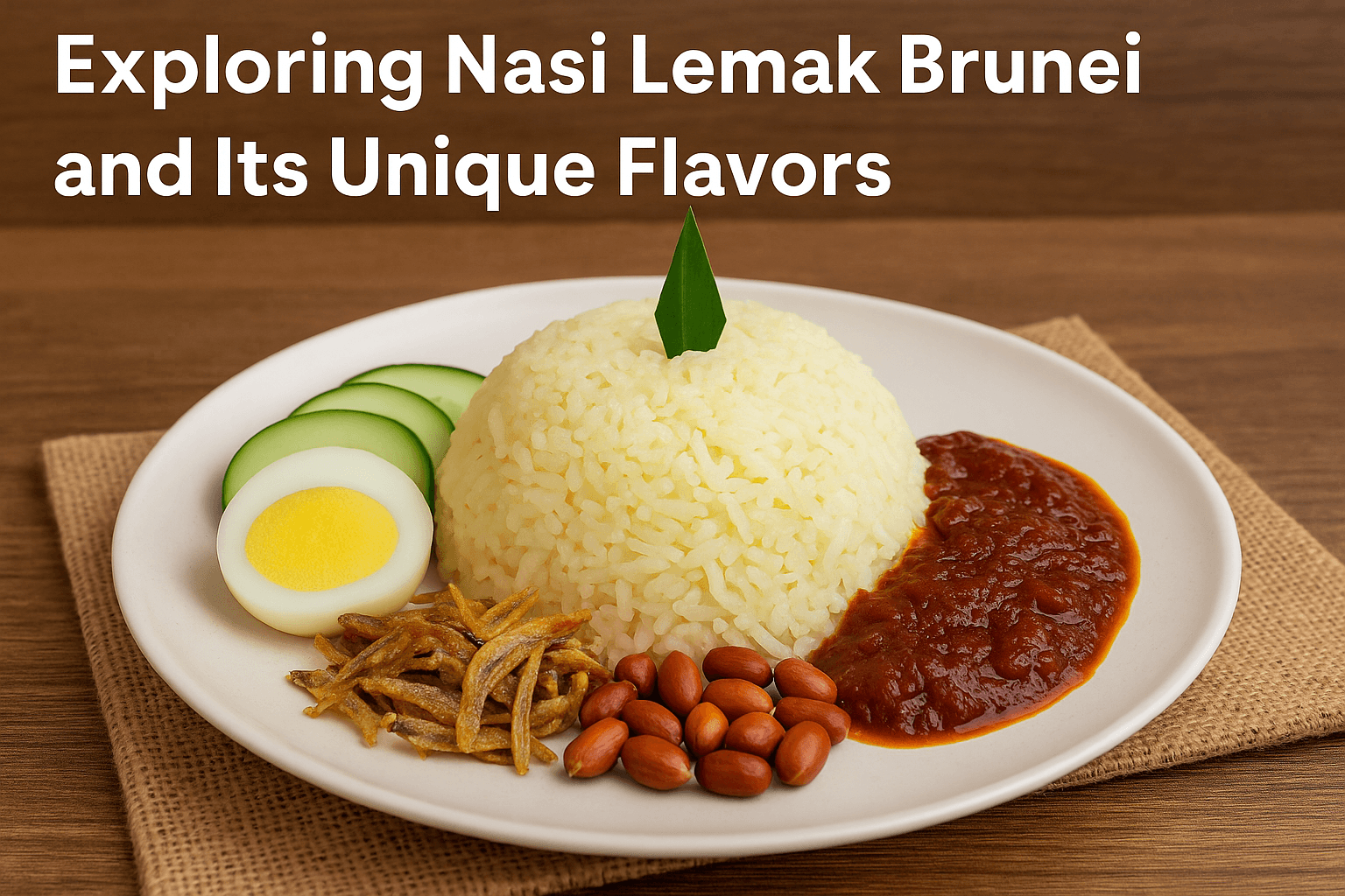 Exploring Nasi Lemak Brunei and Its Unique Flavors