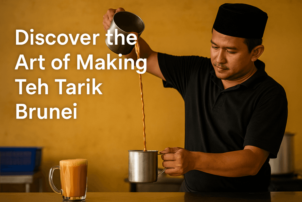 Discover the Art of Making Teh Tarik Brunei