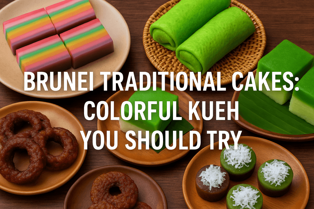 Brunei Traditional Cakes: Colorful Kueh You Should Try