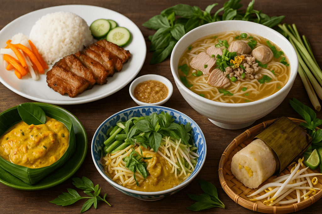 Khmer traditional dishes