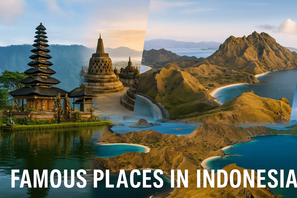 Famous places in Indonesia