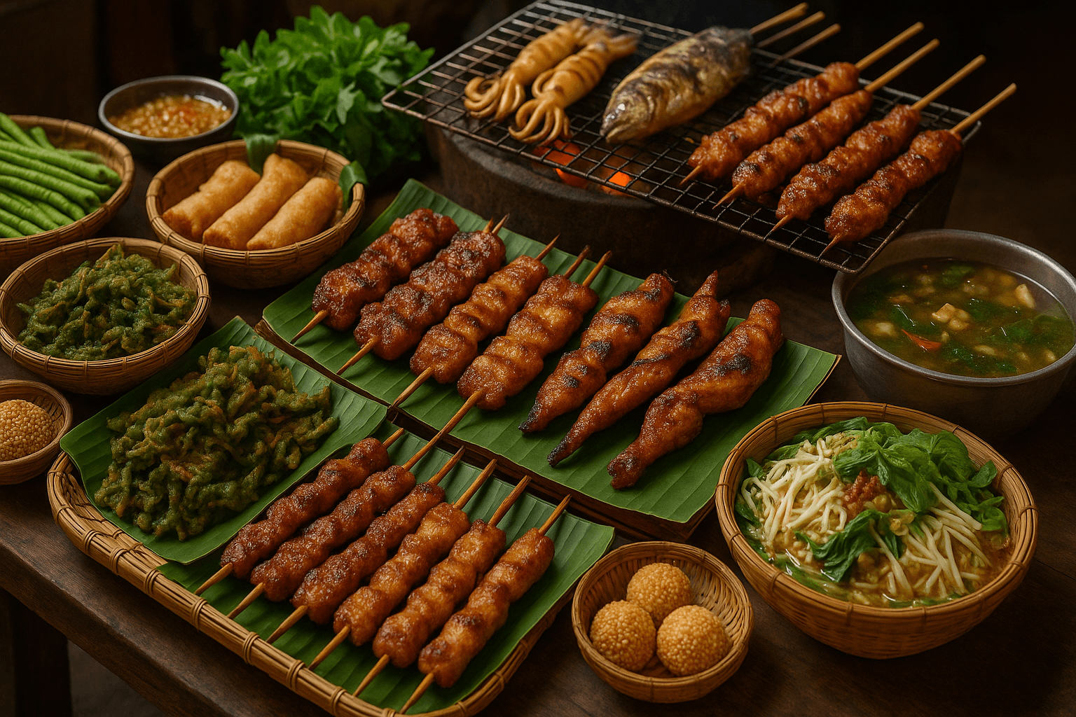 Cambodian street food
