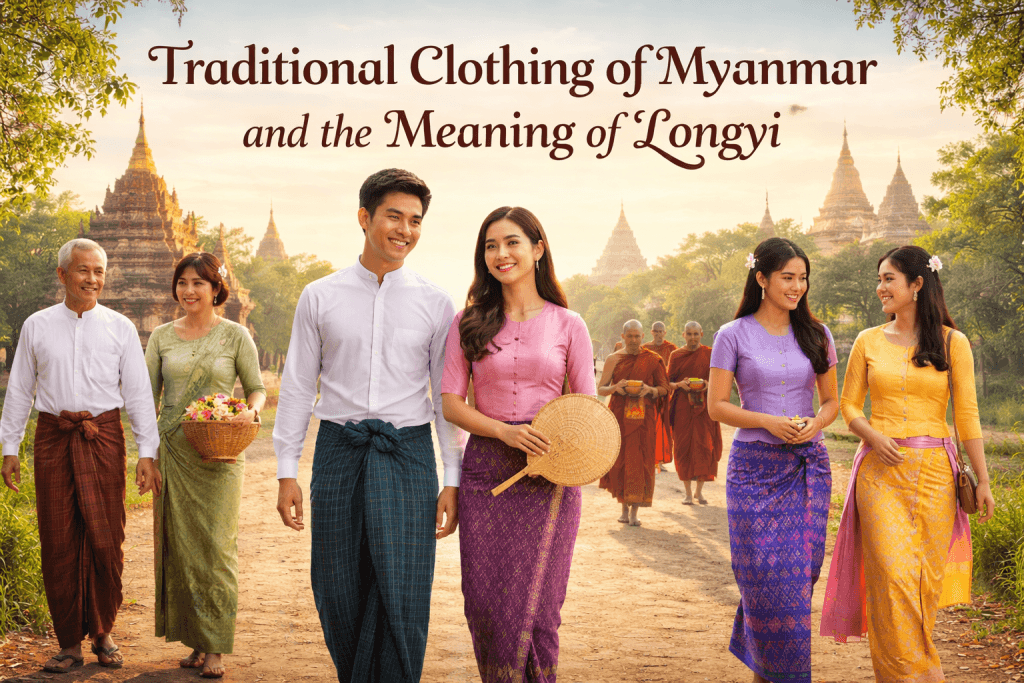 Traditional Clothing of Myanmar and the Meaning of Longyi
