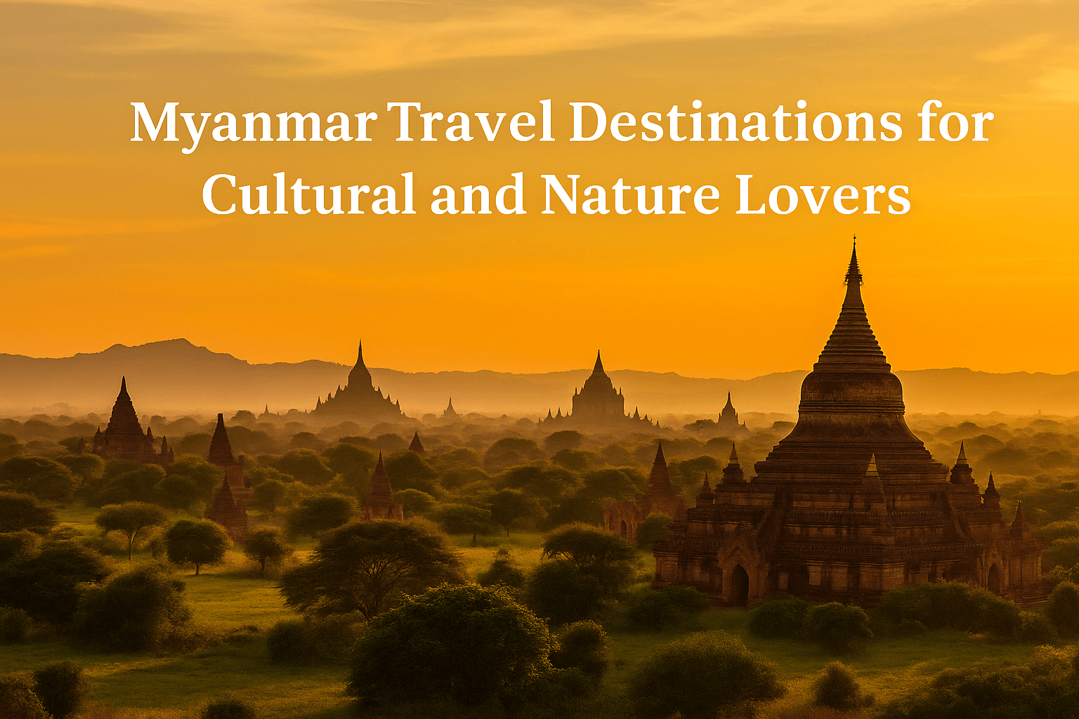 Myanmar Travel Destinations for Cultural and Nature Lovers