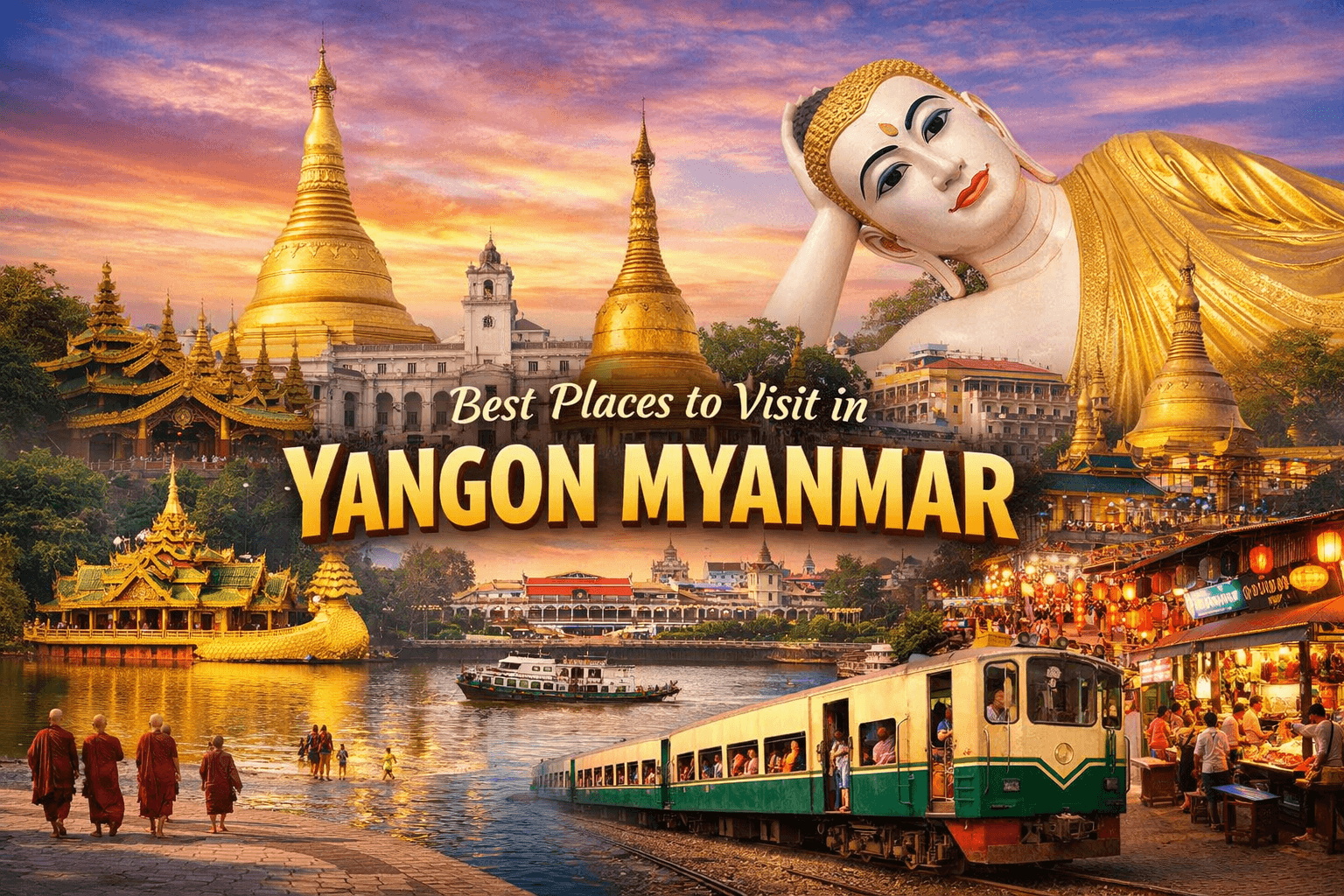 Best Places to Visit in Yangon Myanmar