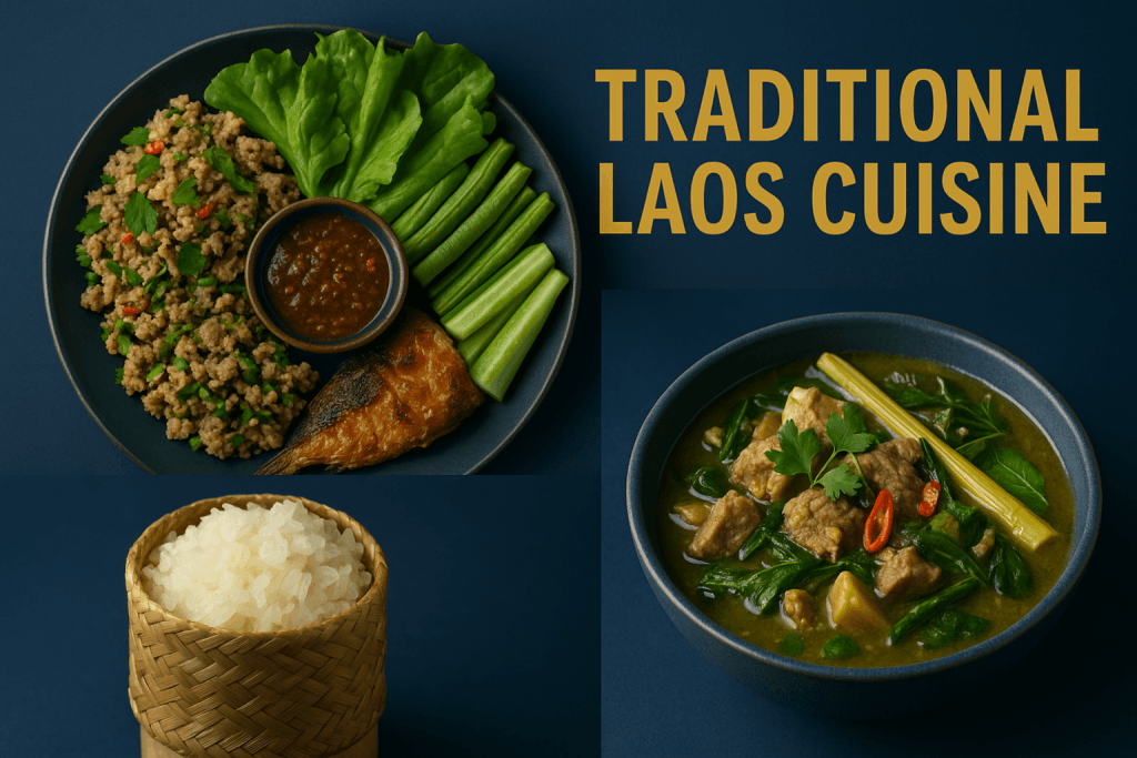 Traditional Laos cuisine