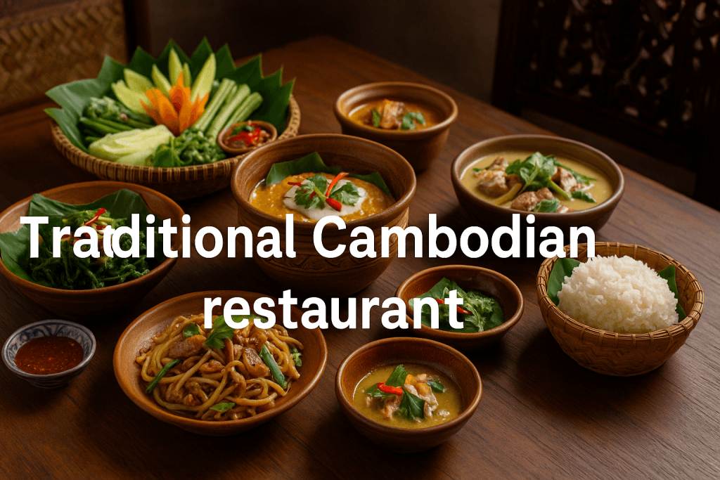 Traditional Cambodian restaurant