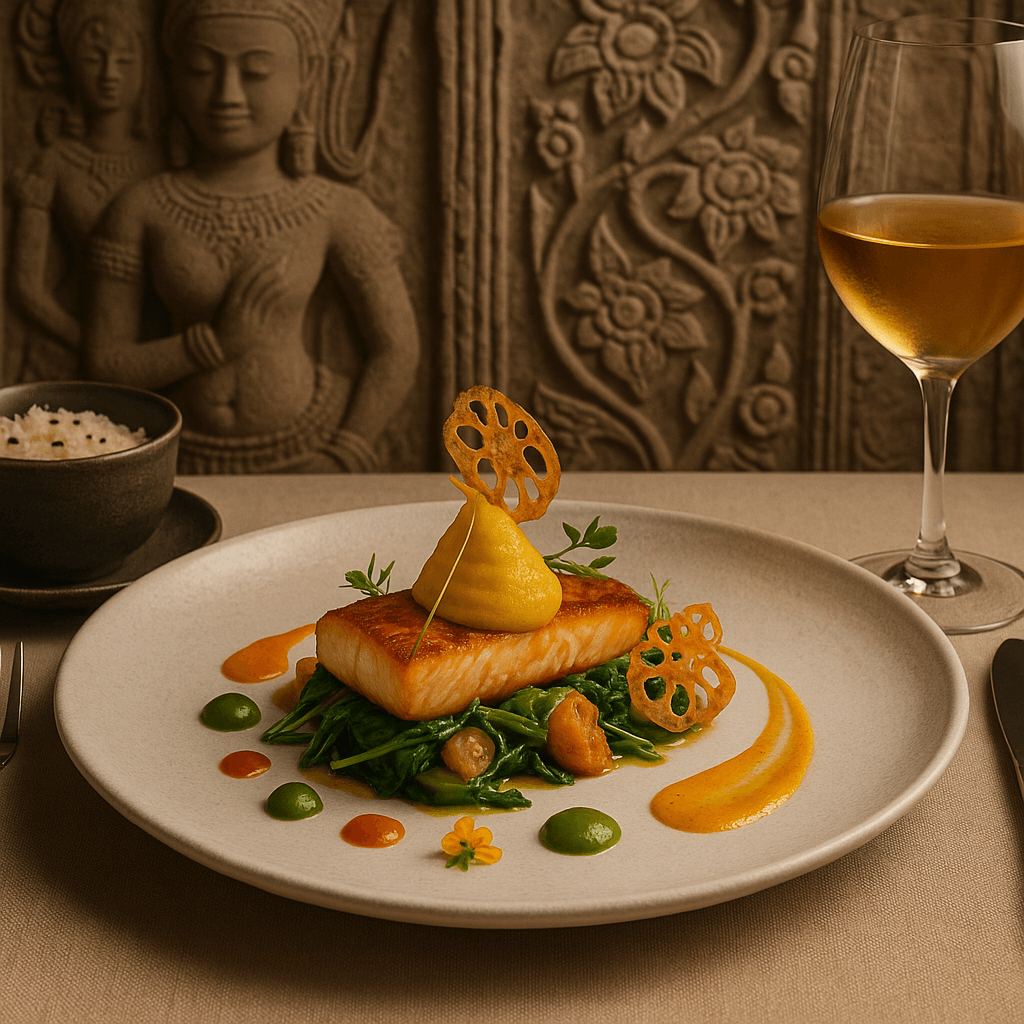 Street food restaurant in Cambodia