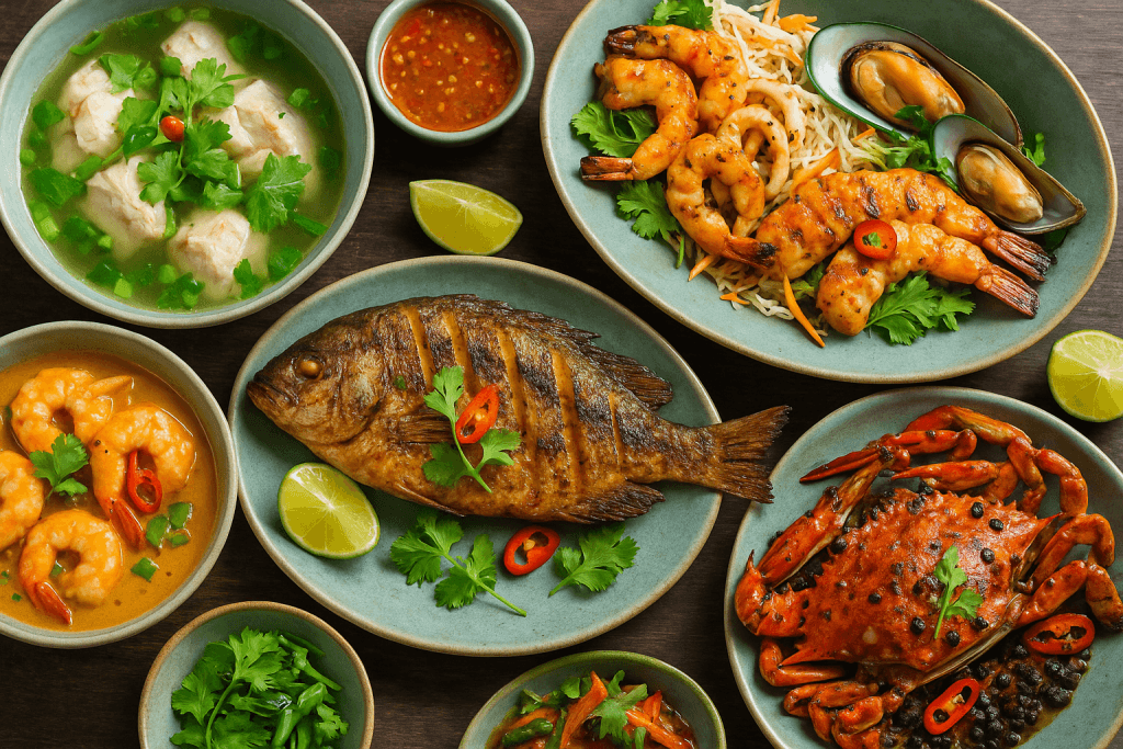 Cambodian seafood restaurant