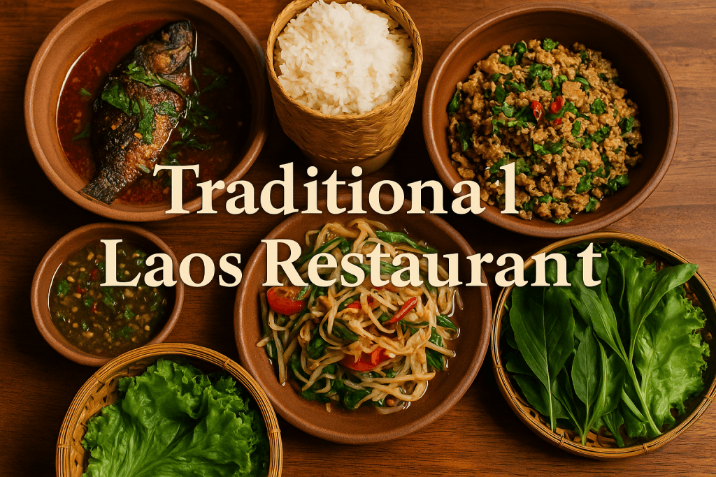 Traditional Laos restaurant