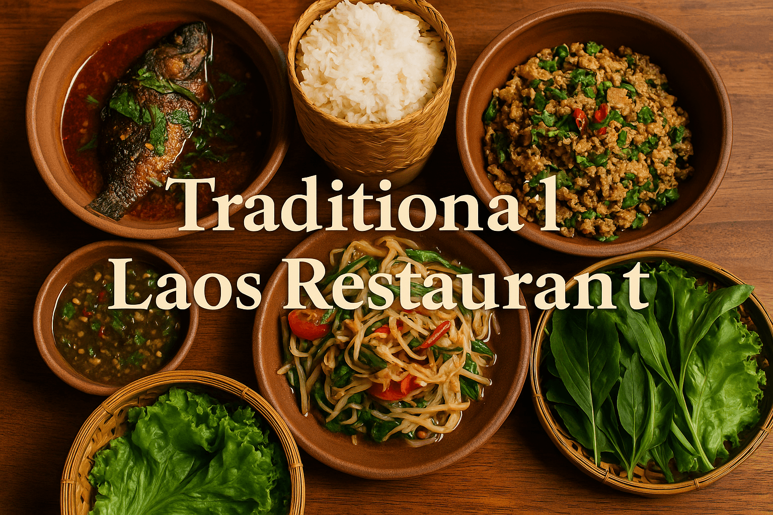 Traditional Laos restaurant