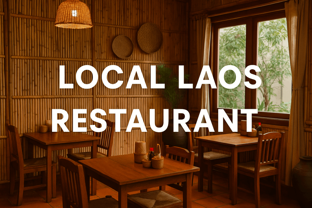 Local Laos restaurant