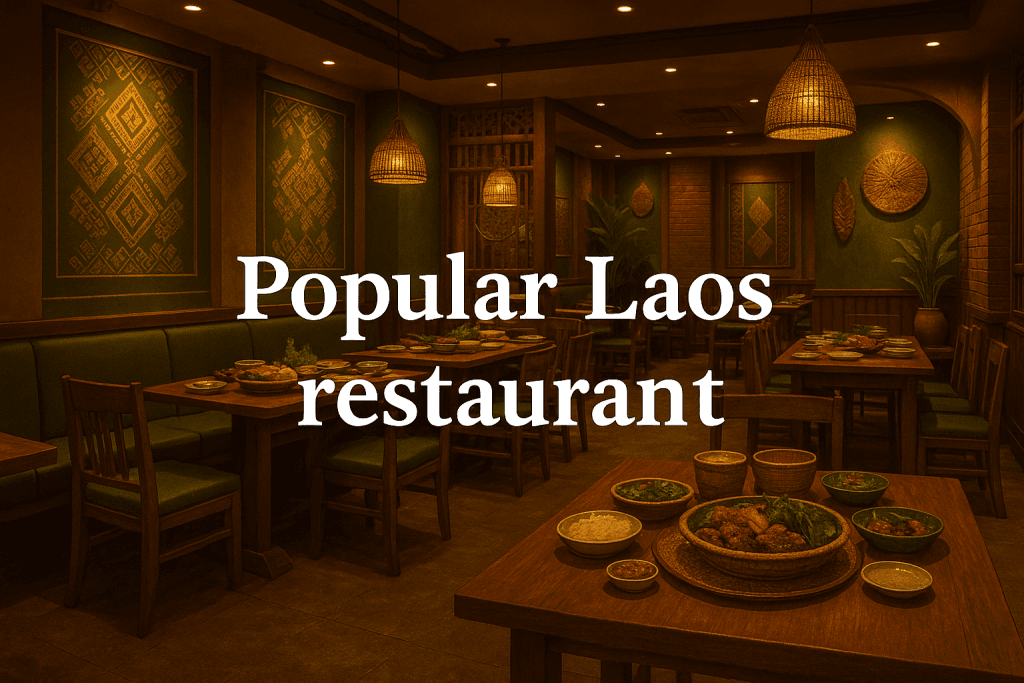 Popular Laos restaurant