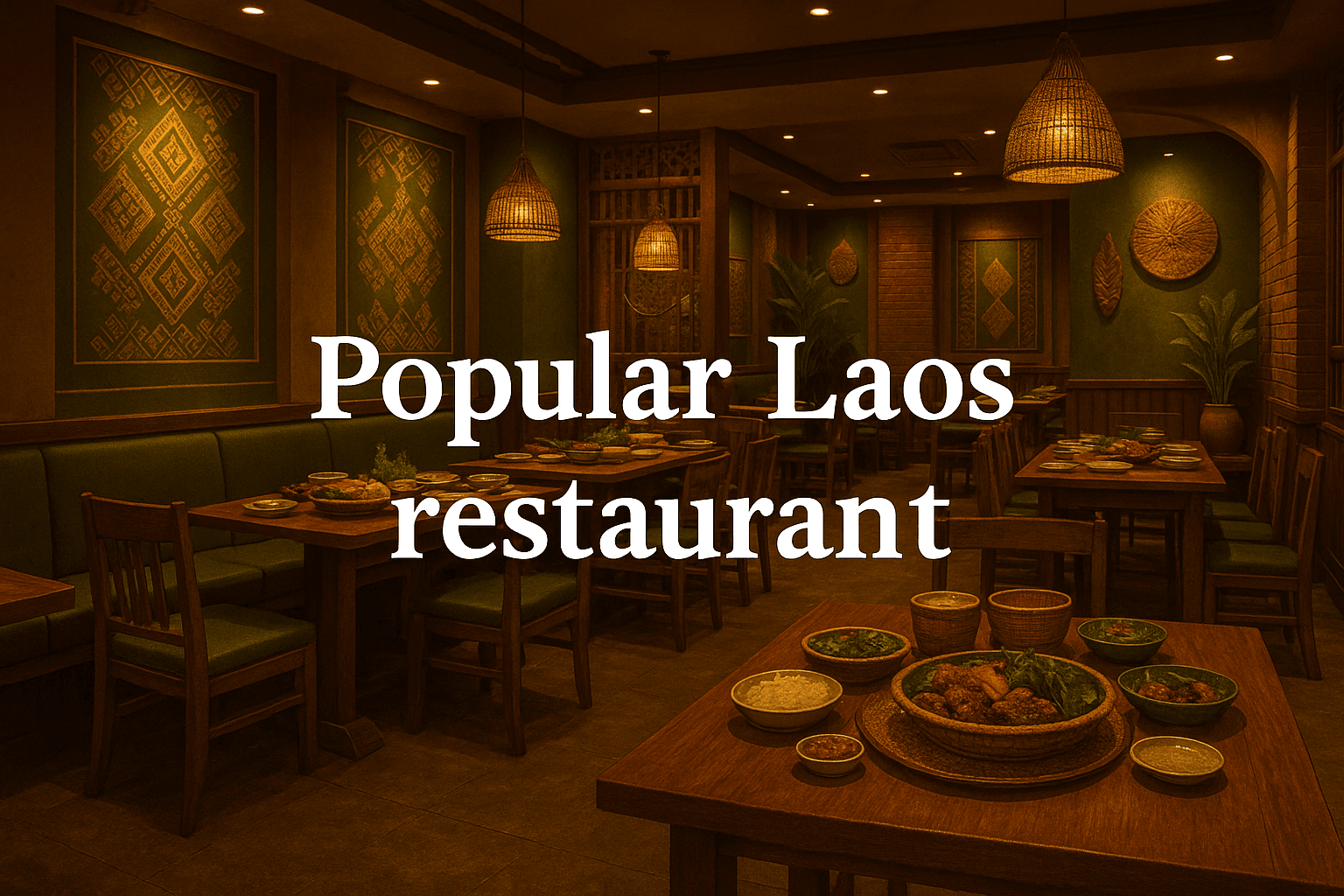 Popular Laos restaurant
