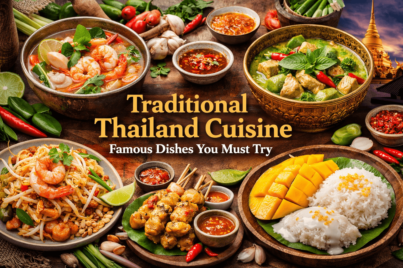 Traditional Thailand Cuisine: Famous Dishes You Must Try