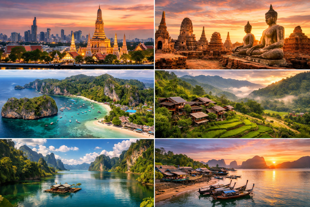 Thailand Place List: Famous and Hidden Gems Across the Country