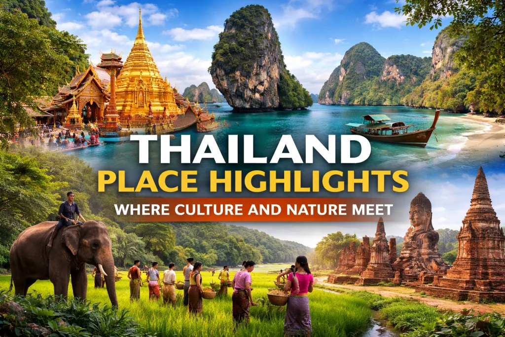 Thailand Place Highlights: Where Culture and Nature Meet