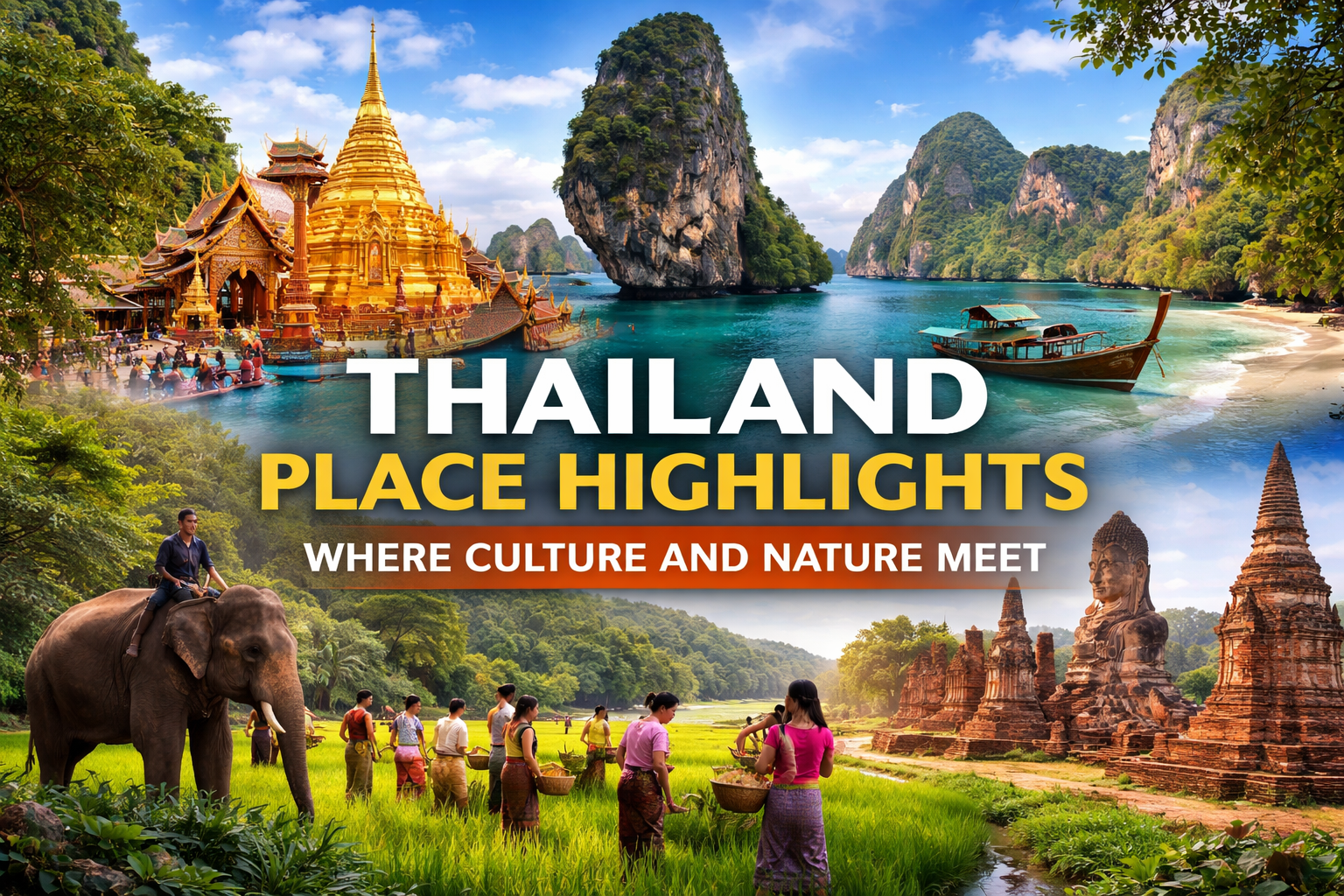 Thailand Place Highlights: Where Culture and Nature Meet